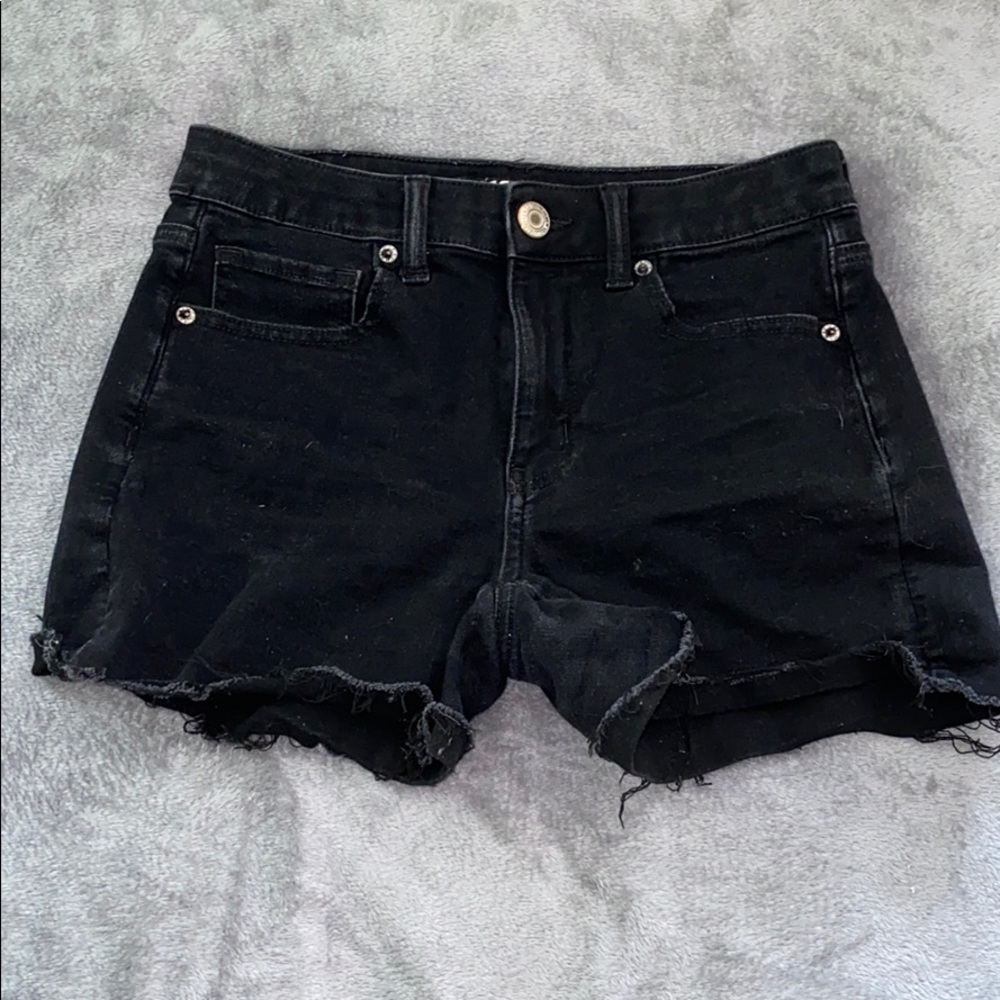 black american eagle shorts